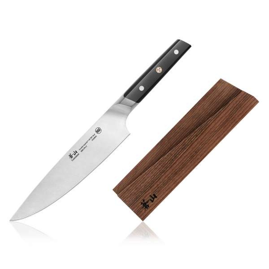 Sells Cheap Cangshan Tc Series Swedish Sandvik Steel Forged Chef Knife & Wood Sheath Set, 8 | * New