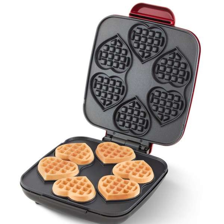 Top Selling Dash Multi Mini Heart Waffle Maker | * Hot