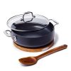 Top Selling All-Clad Ha1 Nonstick Sauteuse With Acacia Wood Trivet & Spoon, 4 Qt. | * Hot