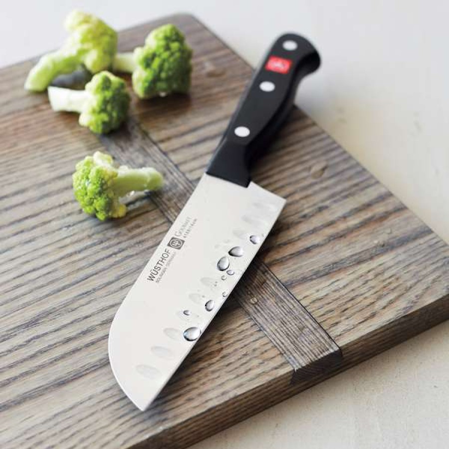 Bestsellers Wusthof Gourmet Hollow-Edge Santoku Knife, 5 | * Best