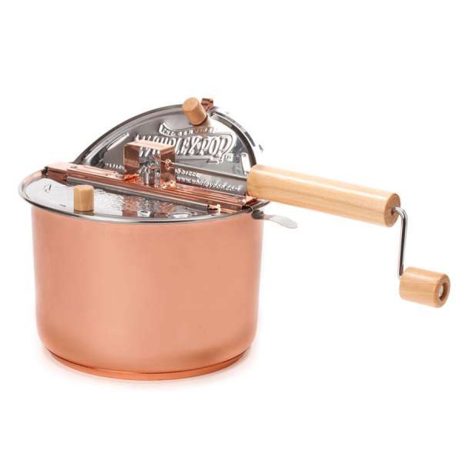 Good Quality Copper Plated Stainless Steel Whirley Pop And Cello Popcorn Set | * Best