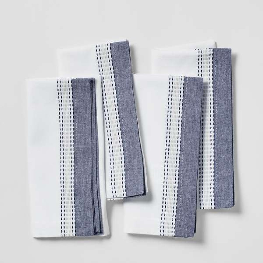 Latest Sur La Table Pick Stitch Napkins, Set Of 4 | * Hot