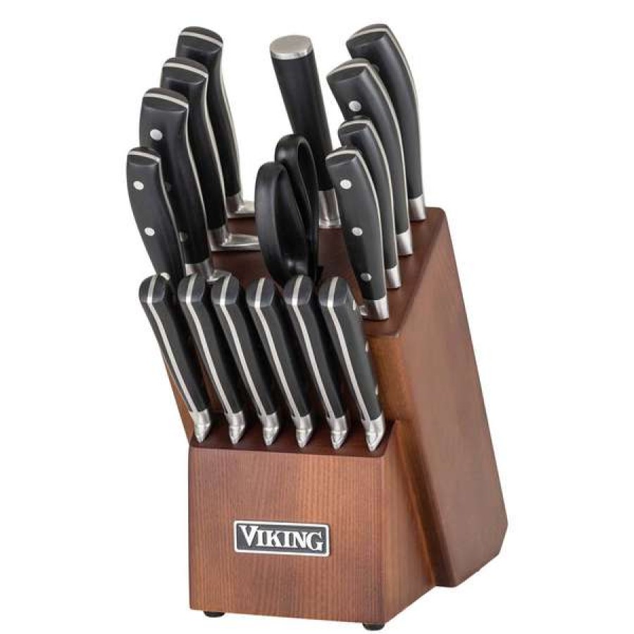 Latest Viking 17-Piece Knife Block Set | * Best