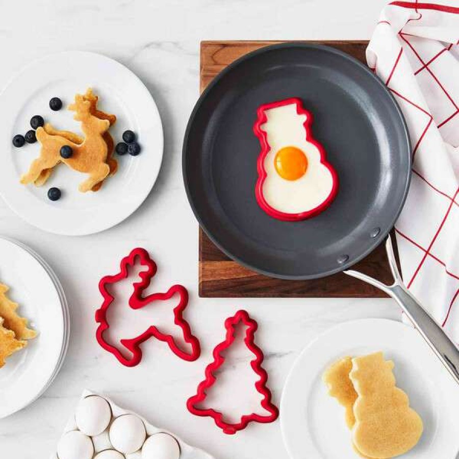 Free Delivery Sur La Table Holiday Pancake & Egg Molds, Set Of 3 | * Hot