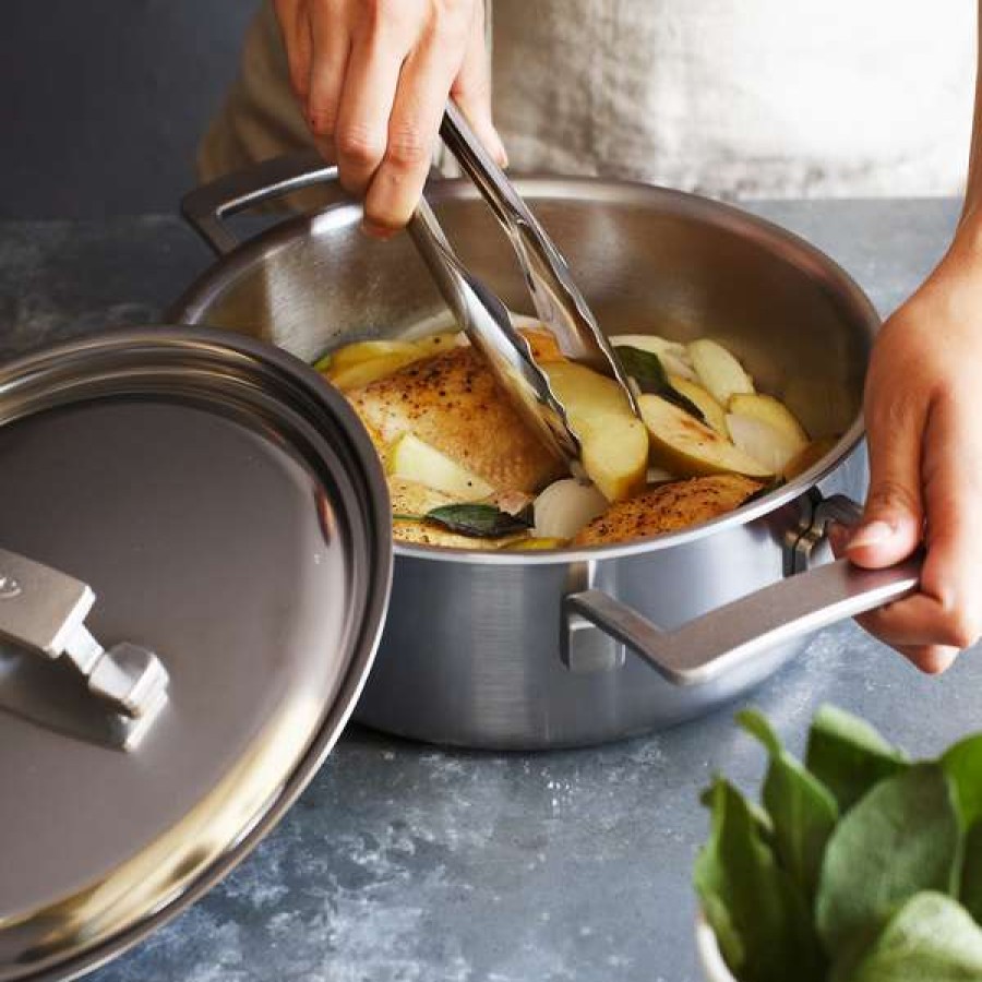 Best Sellers Demeyere Industry5 Stainless Steel Deep Saute Pan With Double Handle & Lid, 4 Qt. | * Clearance