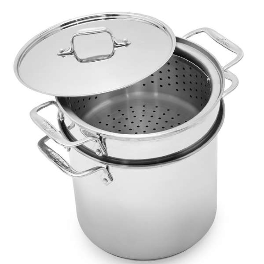 Excellent Quality All-Clad 8Qt.Stockpot With Pasta And Steamer Insert | * Wholesale