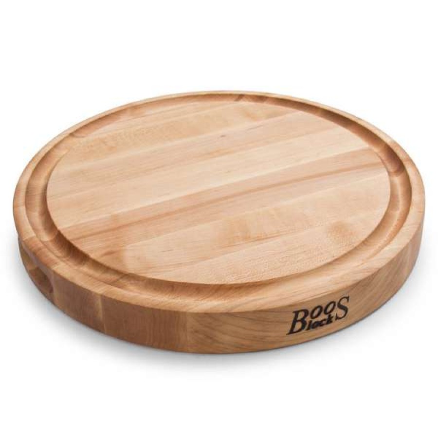 Popular Broad Maple Edge Grain Cutting Board With Groove | * Hot