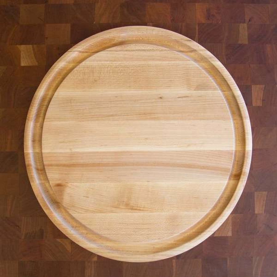 Popular Broad Maple Edge Grain Cutting Board With Groove | * Hot