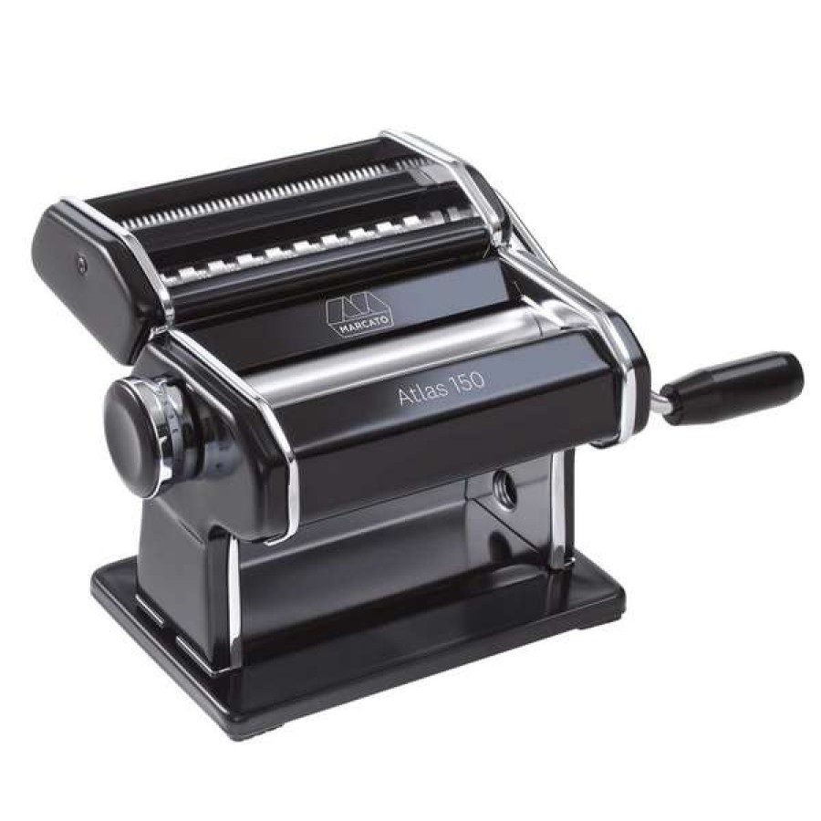 Good Quality Marcato Atlas Black Pasta Machine, 150Mm | * Clearance