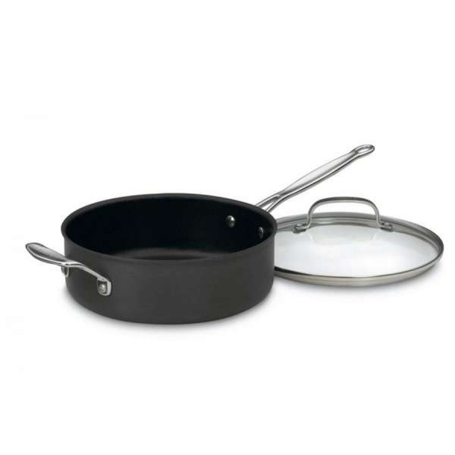 Exactly Discount Cuisinart Chef'S Classic Nonstick Hard Anodized Saute Pan, 3.5 Quart | * New