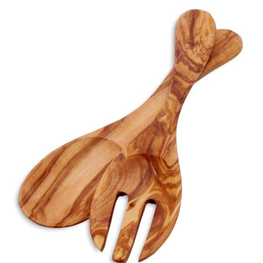 Fashionable Sur La Table Italian Olivewood Salad Hands, Set Of 2 | * Best