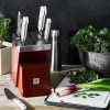 Less Expensive Zwilling J.A. Henckels Pro Le Blanc 7-Piece Self-Sharpening Knife Block Set | * Online