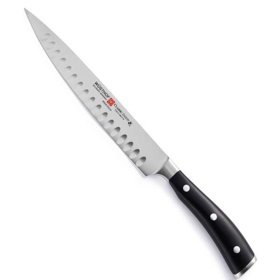 Cheap Online Wusthof Classic Ikon Hollow-Edge Carving Knife, 8 | * Clearance