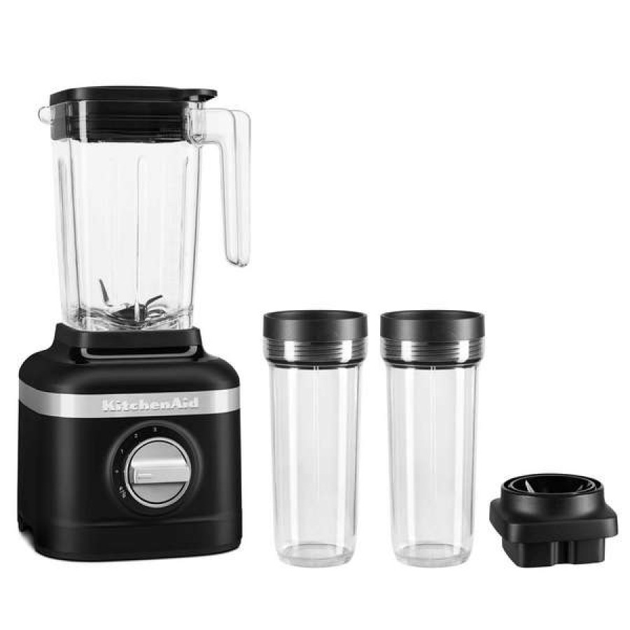 Limit Offer Kitchenaid K150 3 Speed Ice Crushing Blender With 2 Personal Blender Jars | * Hot