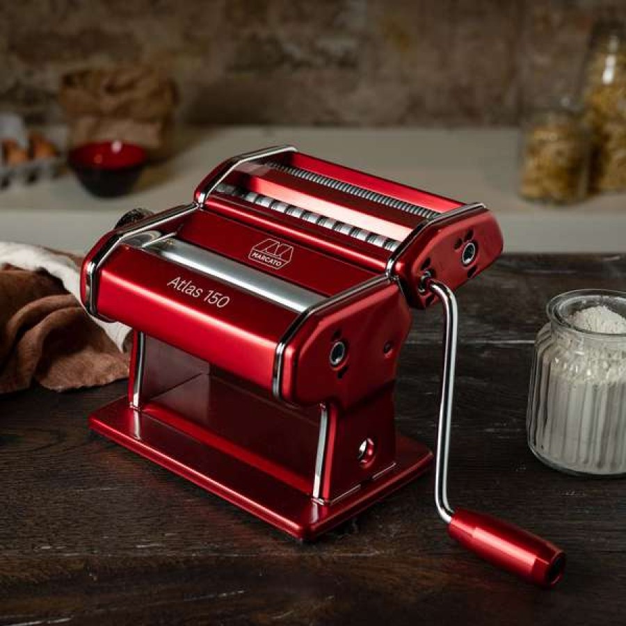 Best Sellers Atlas Marcato Red Pasta Machine, 150Mm | * Best