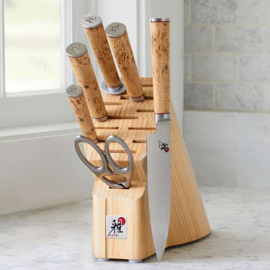 Latest Miyabi Birchwood 7-Piece Block Set | * Online