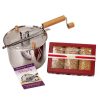 Good Quality Stainless Steel Whirley Pop With Hull-Less Popcorn Box Set | * New