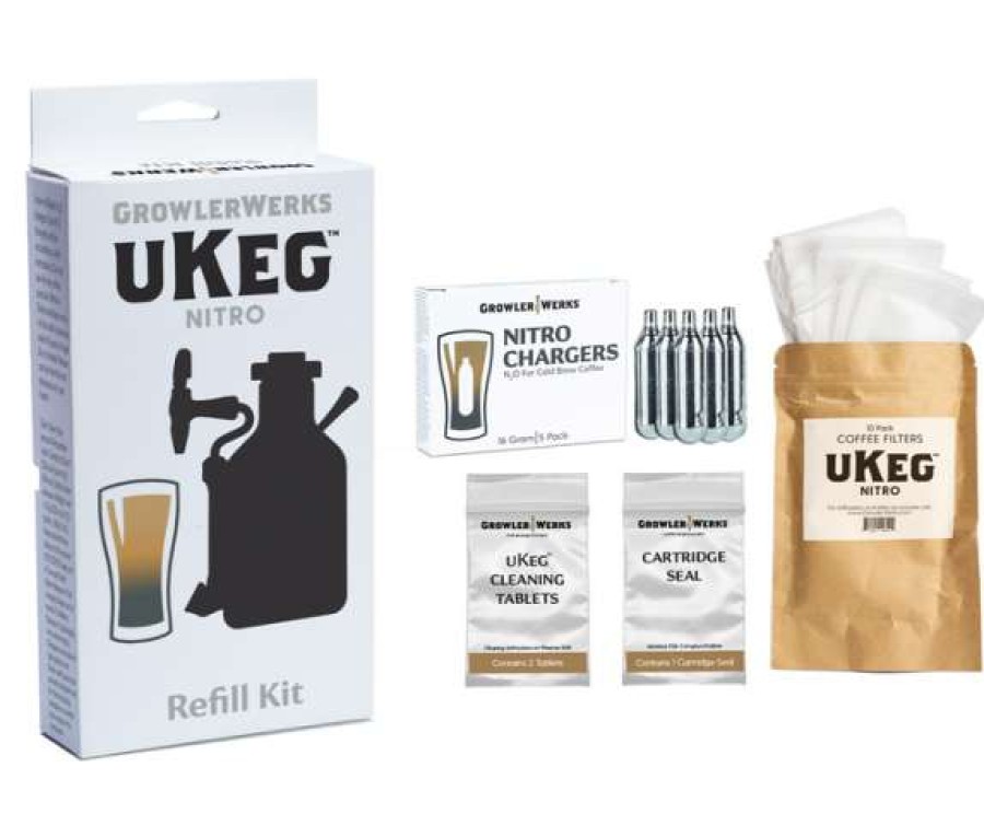 Popular Growlerwerks Ukeg Nitro Refill Kit, 5 Pack | * New