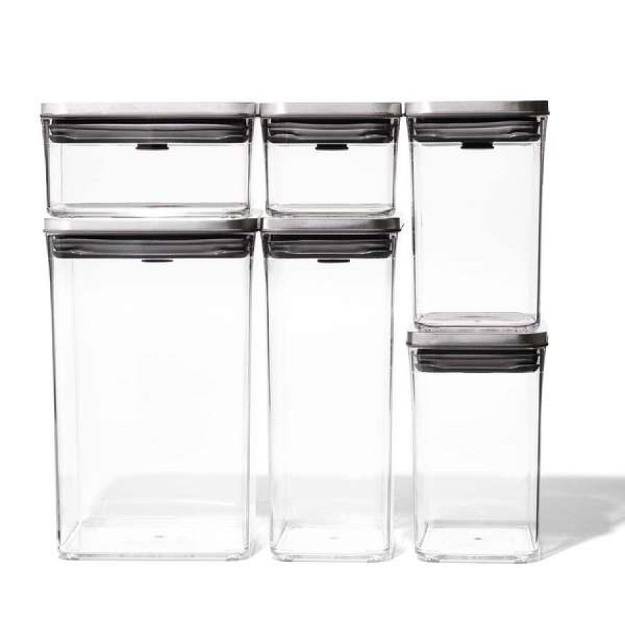 Shoping Oxo Steel 6-Piece Pop Container Set | * New