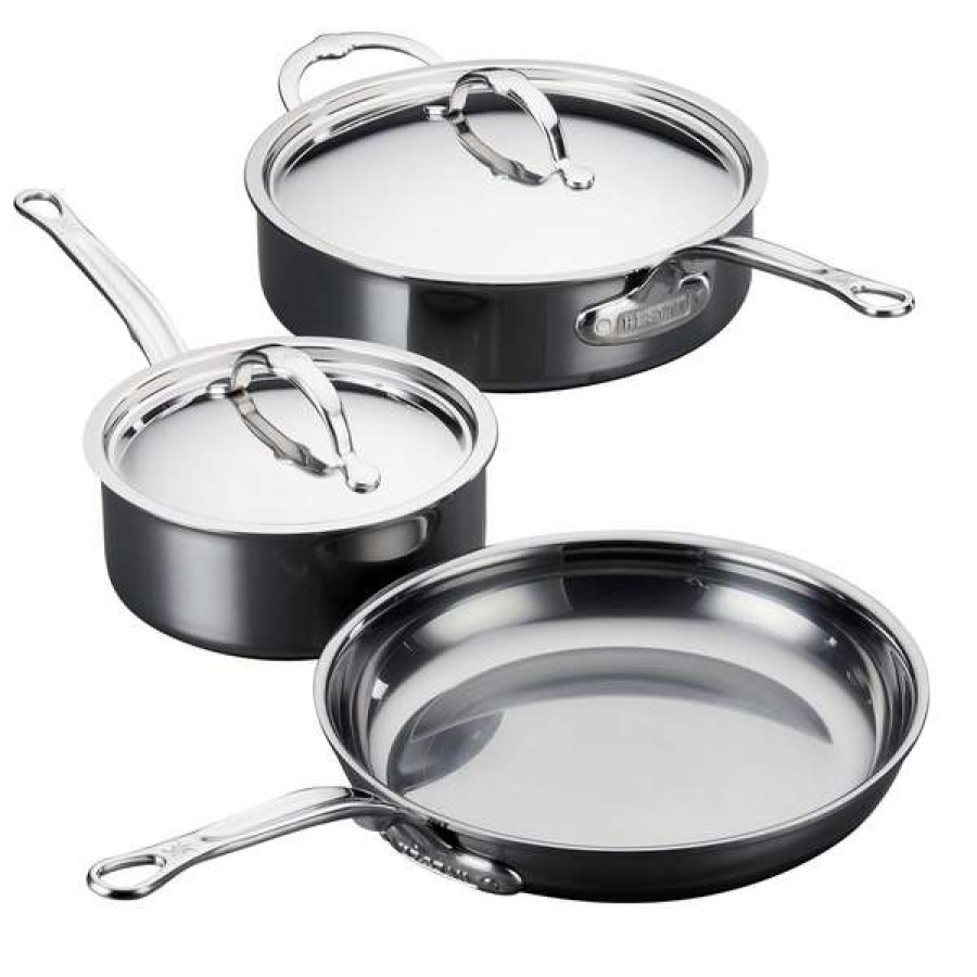 Lower Price Hestan Nanobond Titanium Stainless Steel 5-Piece Essential Set | * Hot