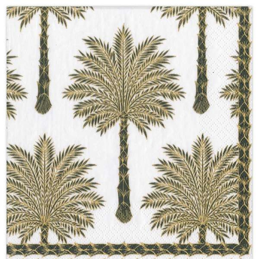 Shop New Grand Palms Black Cocktail Napkins, Set Of 20 | * Clearance